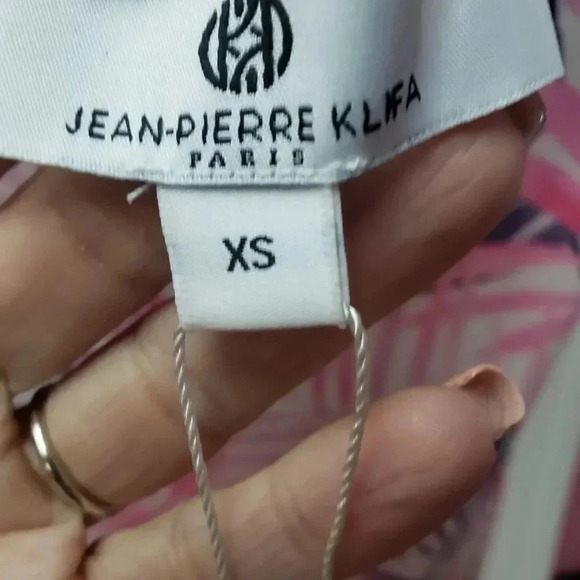 Jean-Pierre Klifa Pink Palm Maxi Dress - Picture 6 of 8